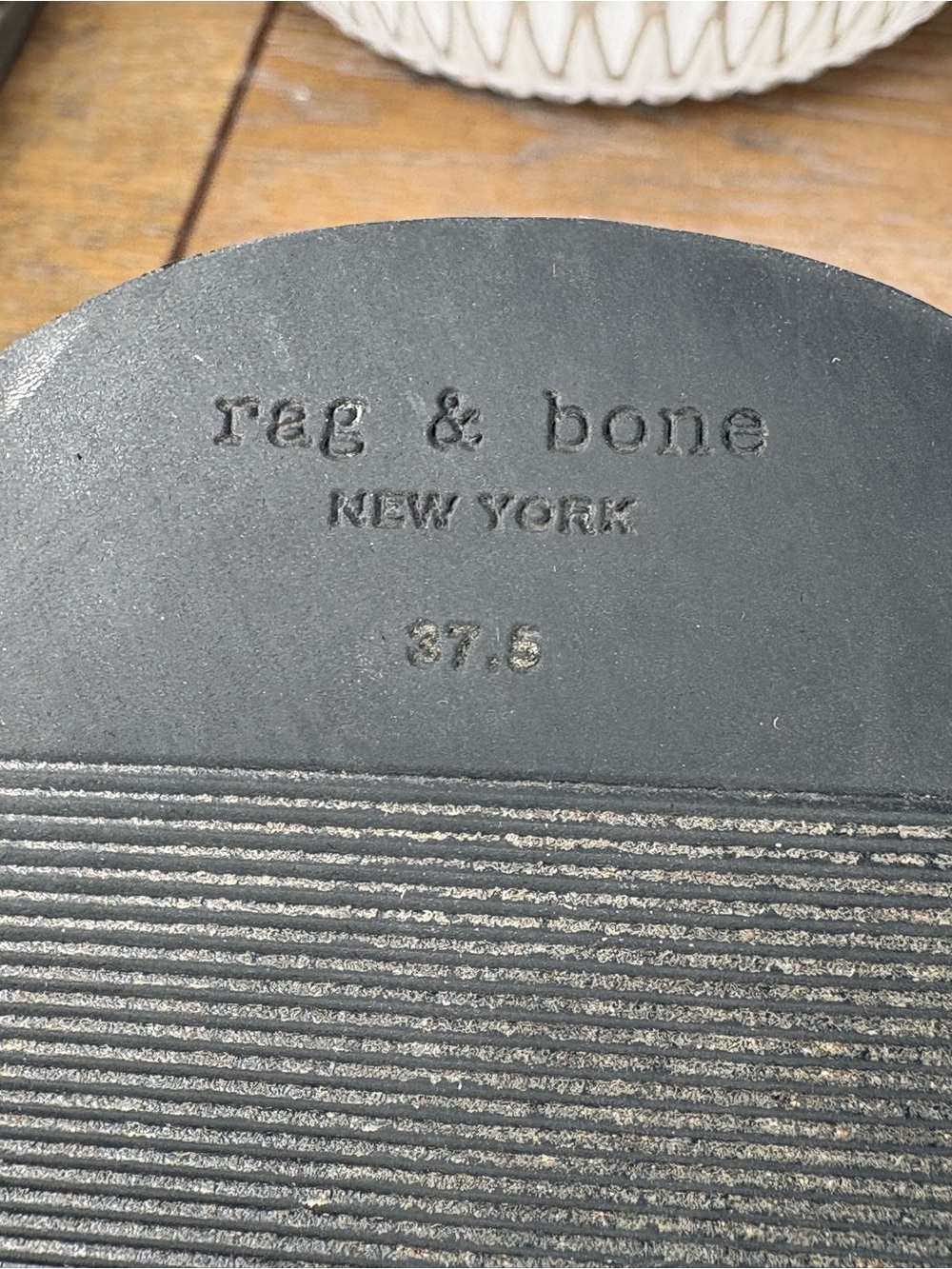 Rag & Bones Black Parque Slide Sandals with Cushioned Straps Earthy Crunchy 7.5 - Picture 13 of 13